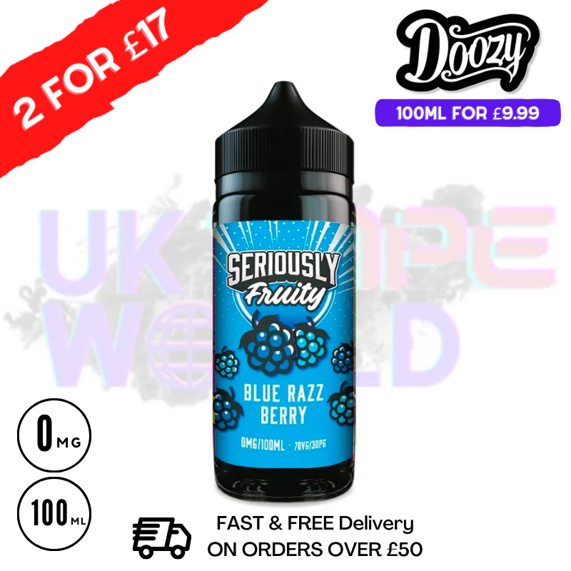 Blue Razz Berry Doozy eJuice Shortfill 100ML Eliquid