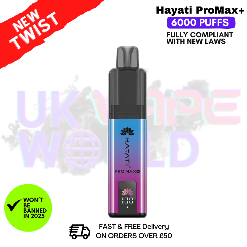 Blue Razz Gummy Bear Hayati Pro Max Plus 6000Puff Kit