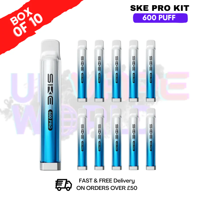 Blue Razz Lemonade SKE Crystal PRO 600 Puff Box Of 10