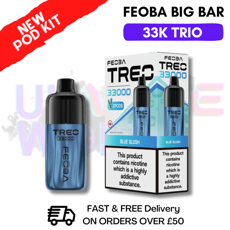 Blue Slush Feoba Treo 33K Puff Pod Kit