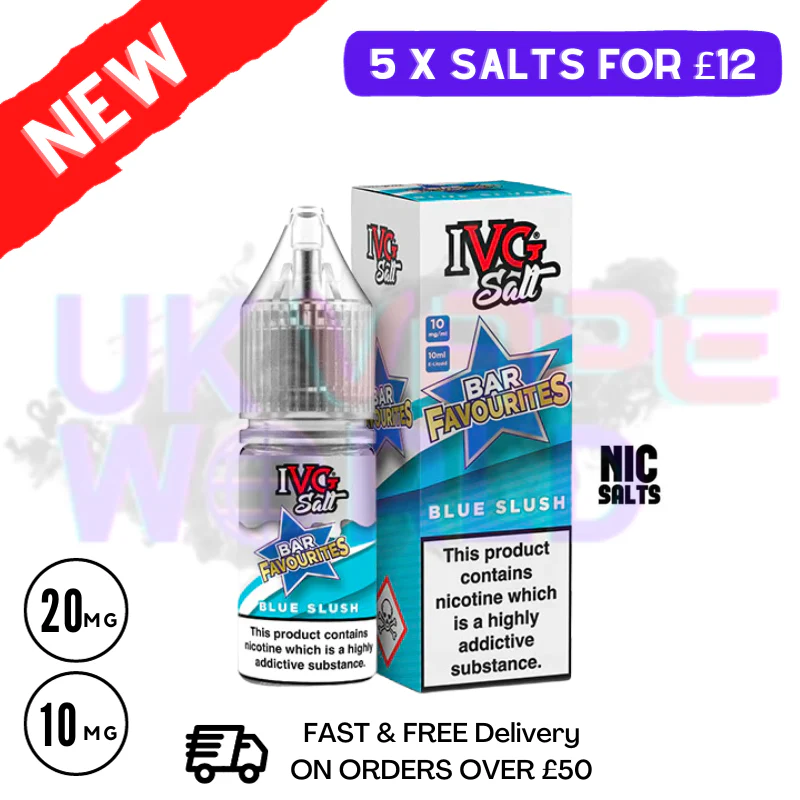 Blue Slush IVG "Bar Favourites" Salt 10ml Nic Eliquid