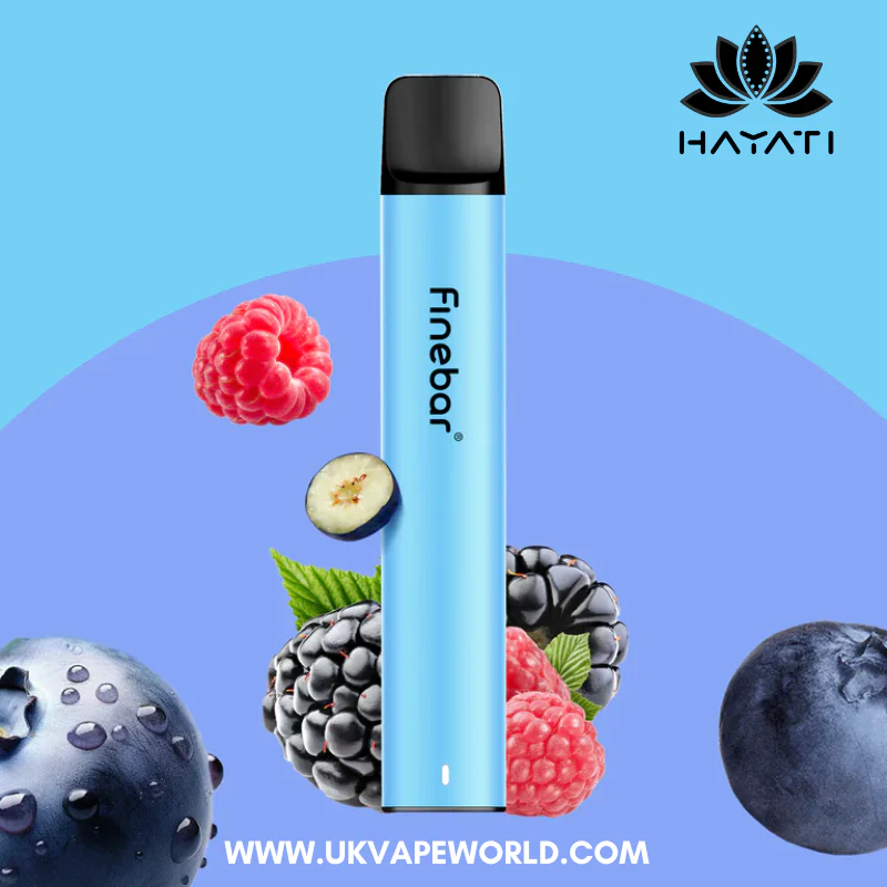 Blue Sour Raspberry Hayati Finebar Prefilled Pod Kit - 5 For £15