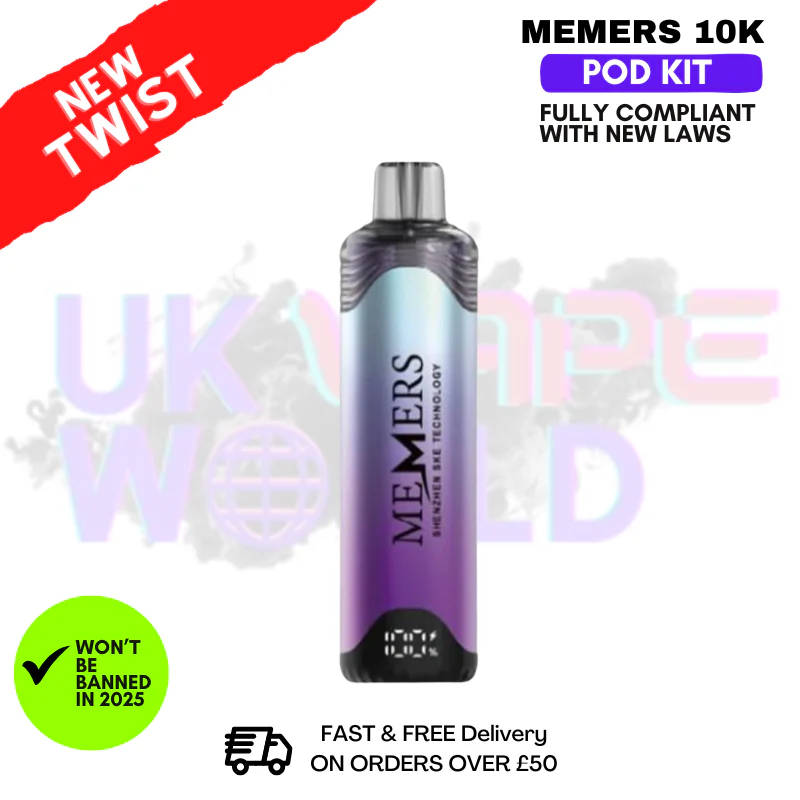 Blueberry Cherry Cranberry Memers 10K Puff Pod Kit