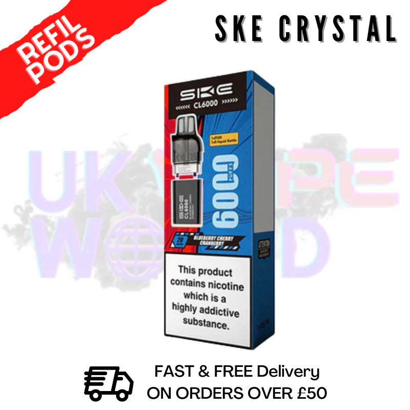 Blueberry Cherry Cranberry SKE CL6000 Replacement Prefilled Pod