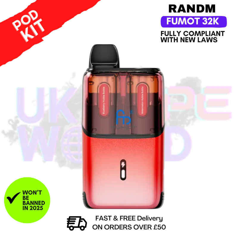 Blueberry Hubba Bubba RandM Fumot Ultra 32K T32000 Pod Kit