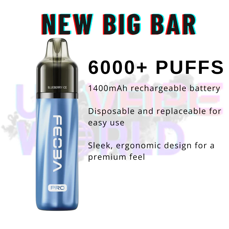 Blueberry Ice Feoba Pro 6000 6K Puff Pod Kit - Image 2