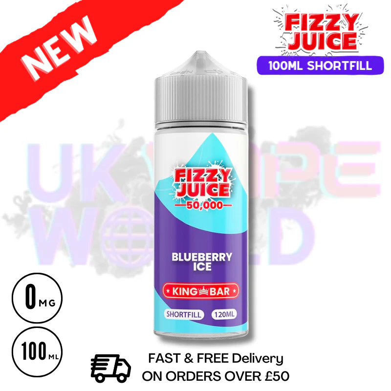 Blueberry Ice Fizzy Juice 100ml E-Liquid - £7.99