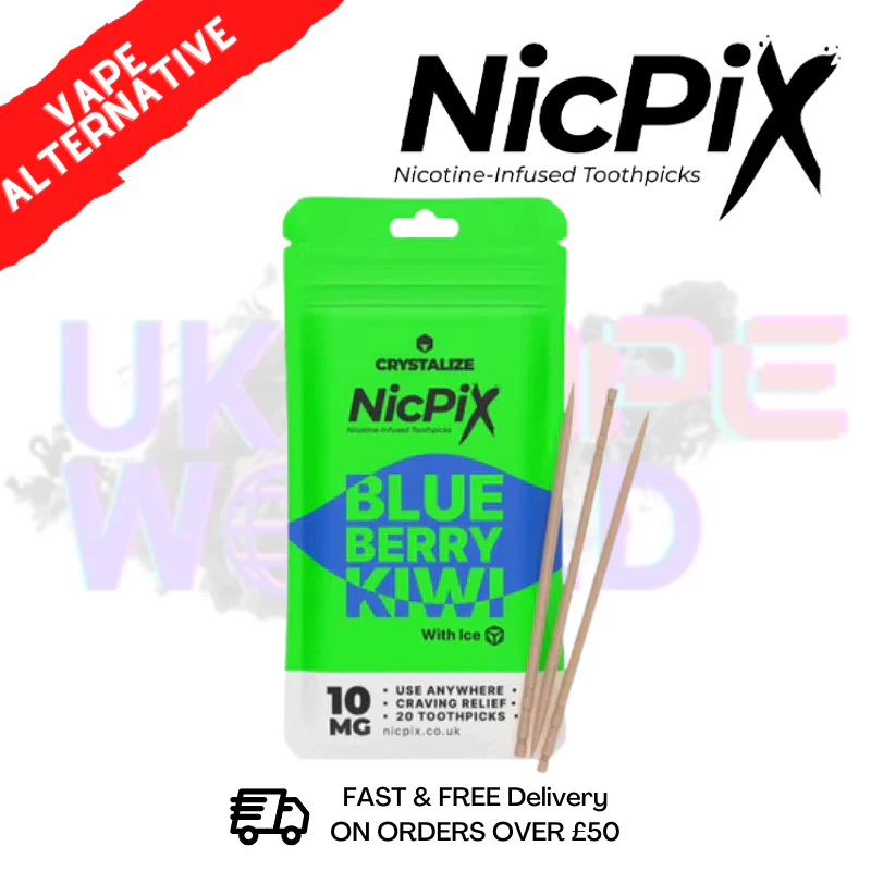 Blueberry Kiwi Nic Pix Nicotine ToothPicks