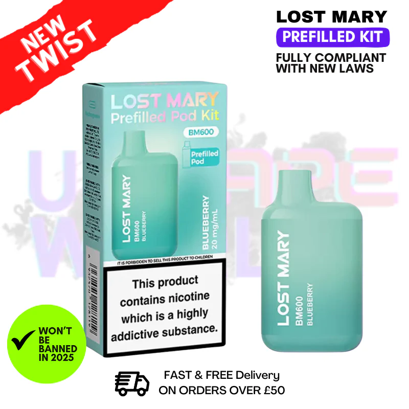 Blueberry Lost Mary BM600 Prefilled Pod Kit