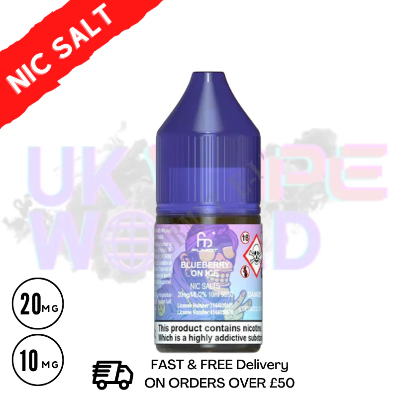 Blueberry on Ice - RandM Tornado 7000 Nic Salt 10ML eLiquid