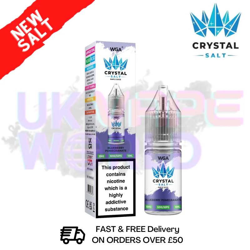 Blueberry Pomegranate WGA Crystal Nic Salt | Lowest Price