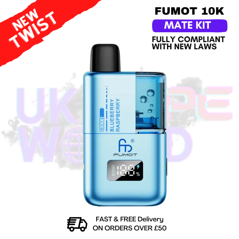 Blueberry Raspberry Fumot Mate 10K Puff Prefilled Pod Kit