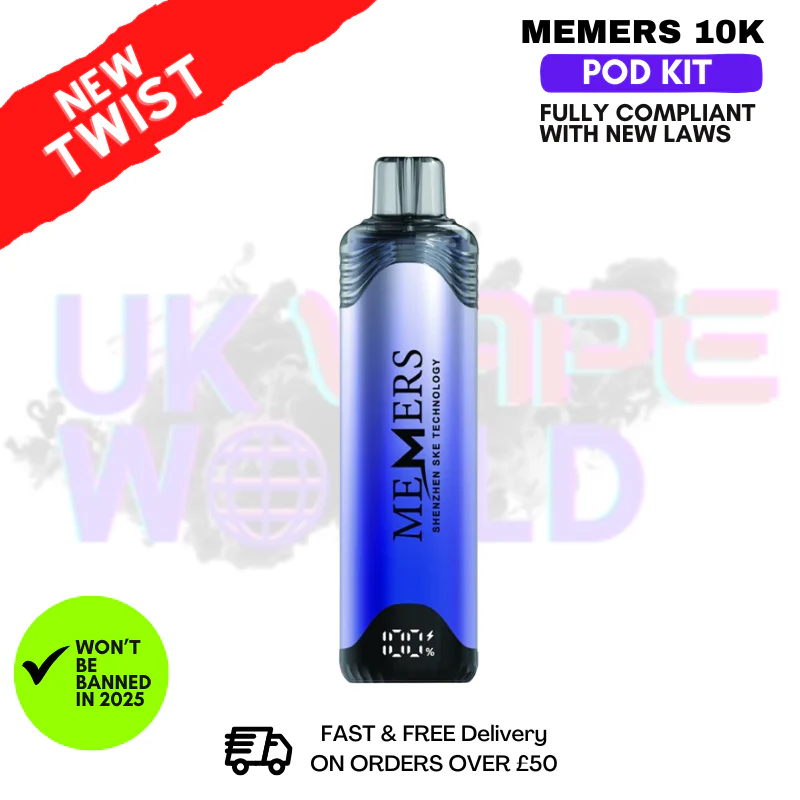 Blueberry Raspberry Memers 10K Puff Pod Kit