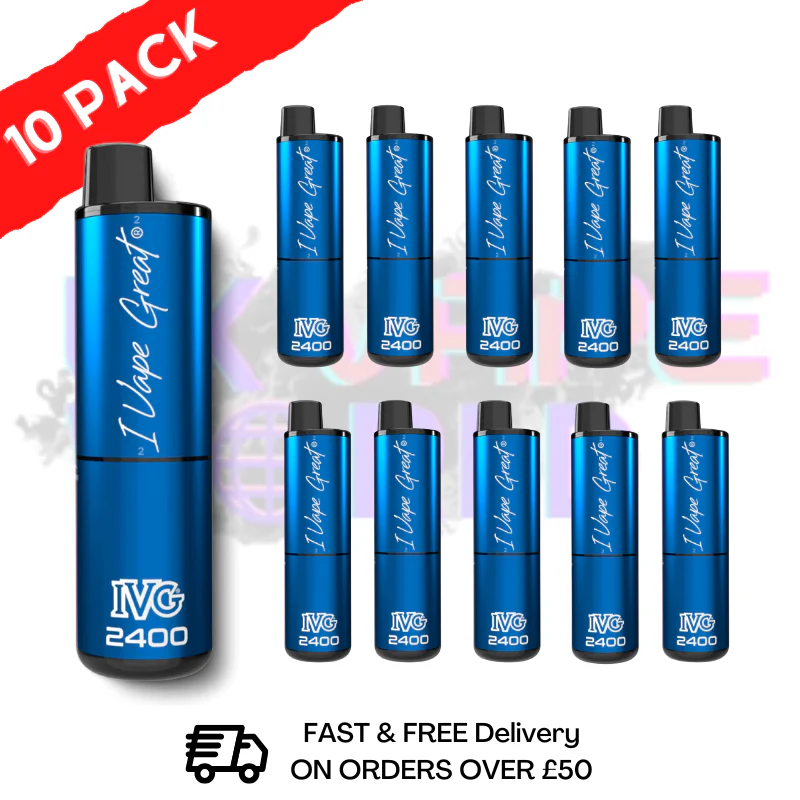 Box Of 10 - Blueberry Edition IVG 2400 Prefilled Pen Kit