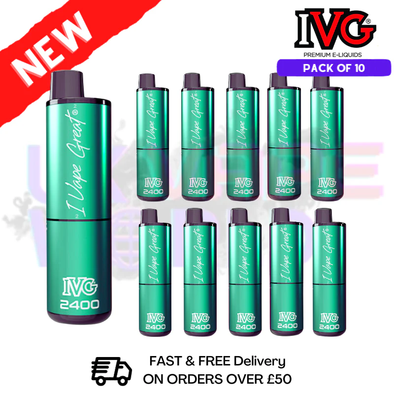 Box Of 10 - Menthol Edition IVG 2400 Prefilled Pen Kit