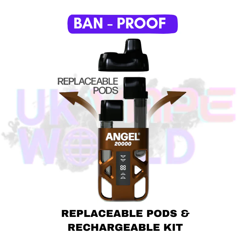 Brown Edition Angel Bar 20K Puff Twist Prefilled Pod Kit - Image 2