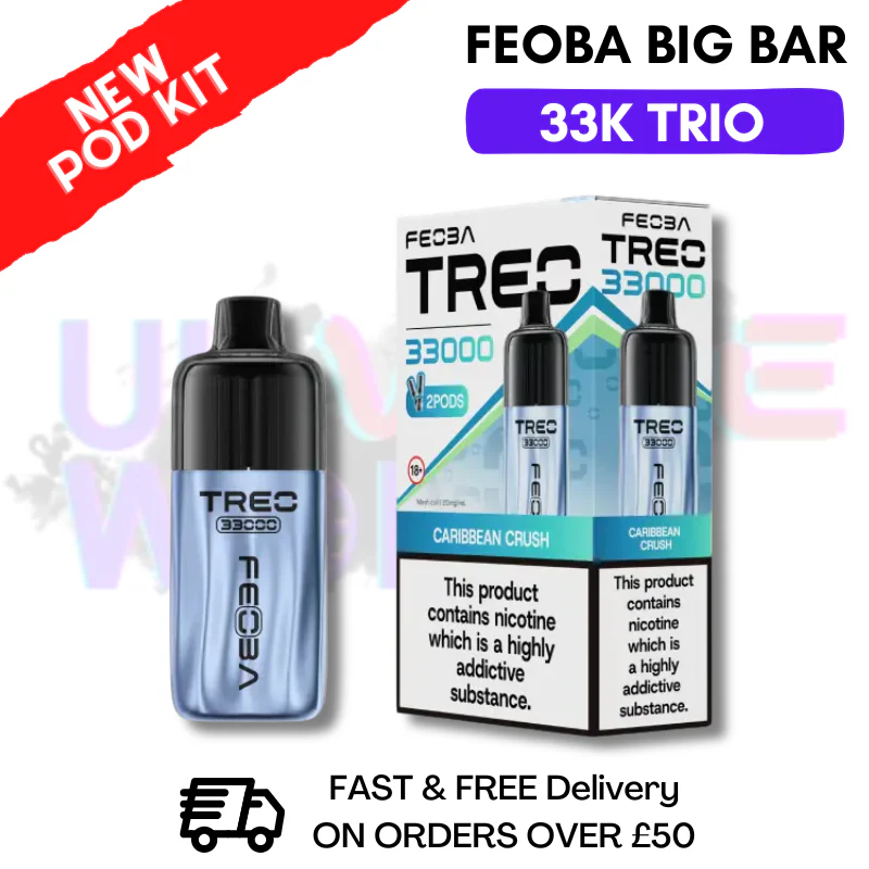Caribbean Crush Feoba Treo 33K Puff Pod Kit