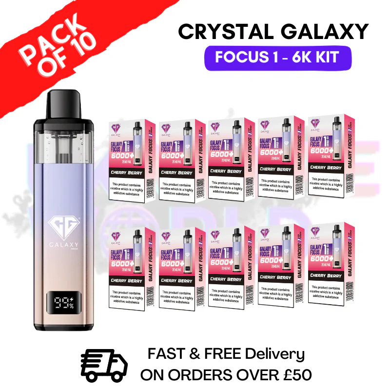 Cherry Berry Crystal Galaxy Focus 6K Kits Box Of 10