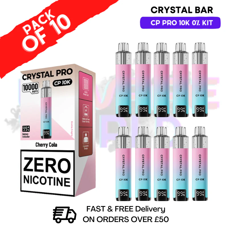 Cherry Cola CP Pro 10K ZERO Nic Kits Box Of 10