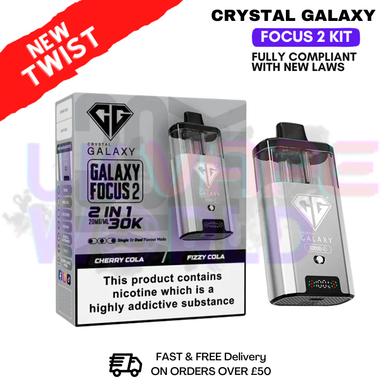 Cherry Cola Crystal Galaxy 30K Focus 2 Puff Kit
