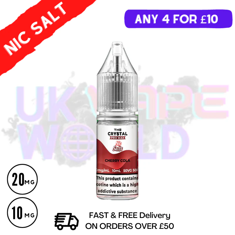 Cherry Cola Nic Salt E-Liquid Hayati Crystal Pro Max