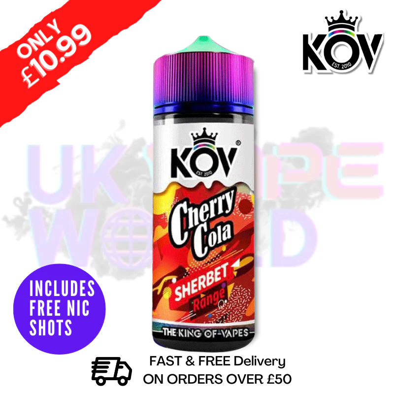 Cherry Cola Range KOV 100ML Eliquid Shortfill E Juice