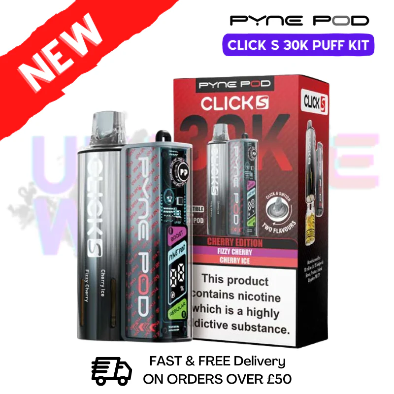 Cherry Edition Pyne Pod Click S 30K Puff Kit