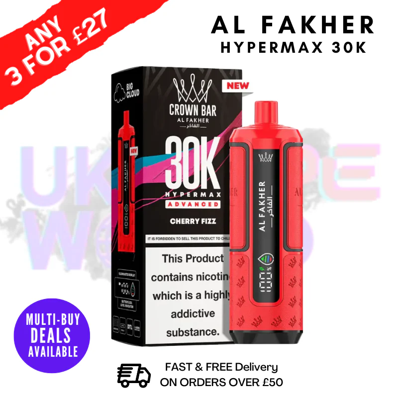 Cherry Fizz Al Fakher 30K HyperMax Pod Kit