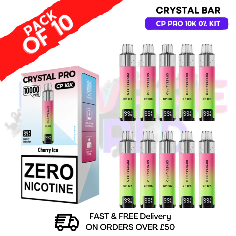 Cherry Ice CP Pro 10K ZERO Nic Kits Box Of 10