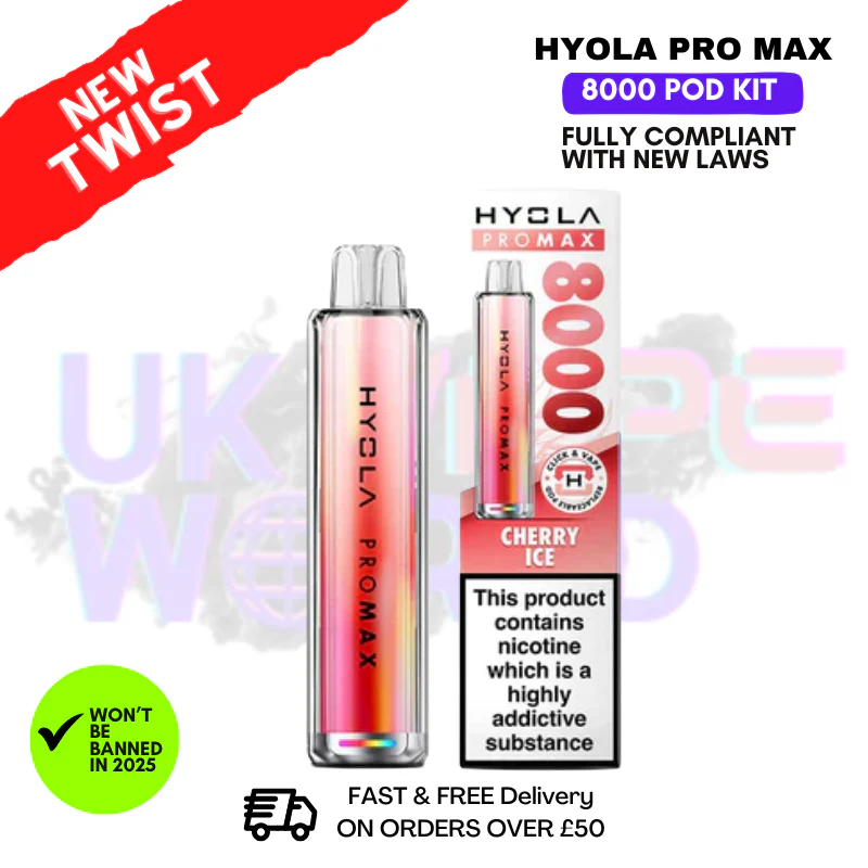 Hyola Pro Max 8000 Puff 8K Kit - ANY 2 FOR £15 - Image 5