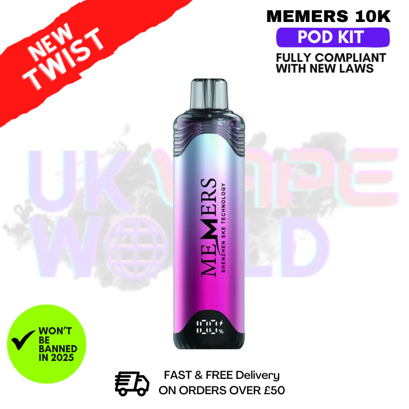 Cherry Ice Memers 10K Puff Pod Kit