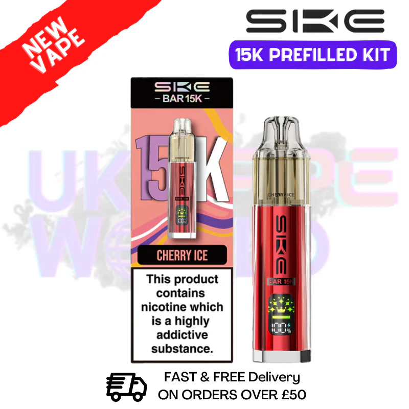 Cherry Ice SKE 15K Puff Prefilled Pod Kit - £8.49