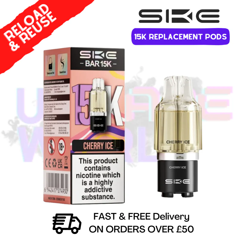 Cherry Ice SKE 15K Replacement POD - £6.99