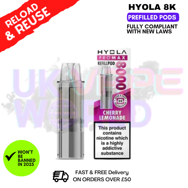 Cherry Lemonade Hyola Pro Max 8000 Replacement Pod