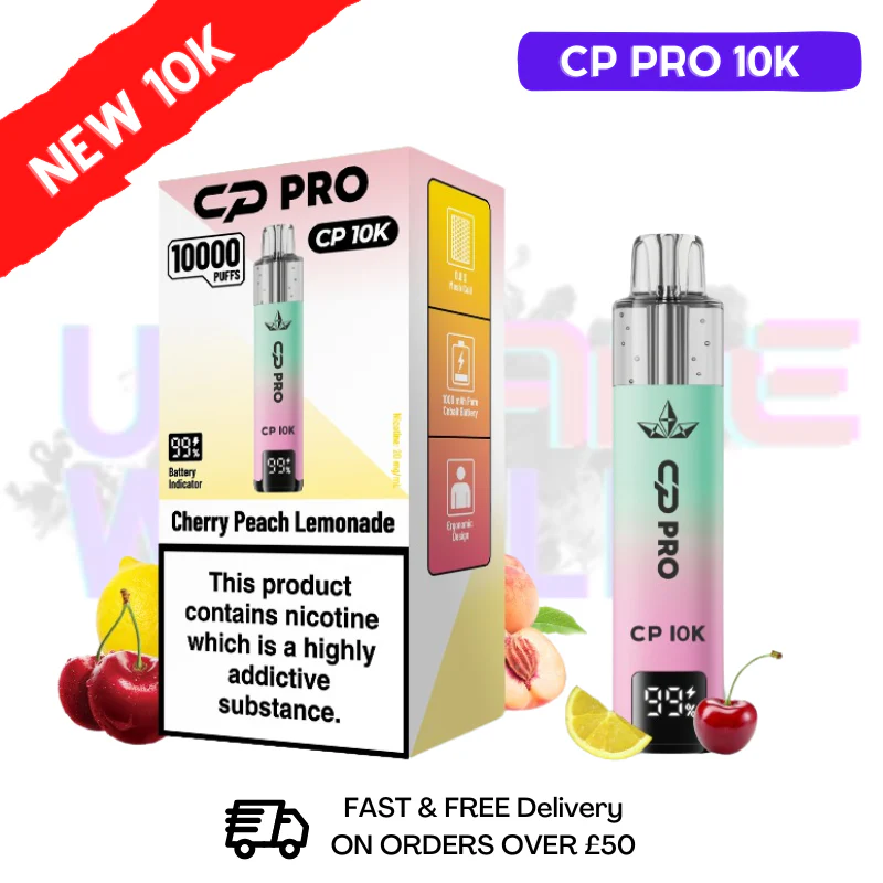 Cherry Peach Lem CP Pro 10K Puff Pod Kit