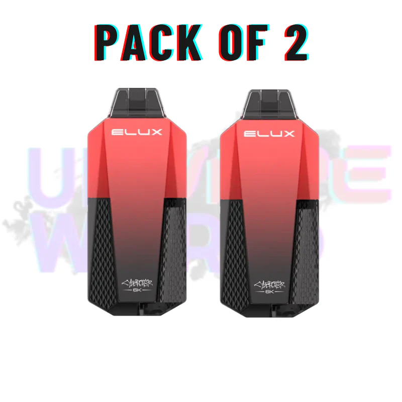 Cherry Sour Raspberry Elux CyberOver 6000 Puff 6K Kit - Image 2