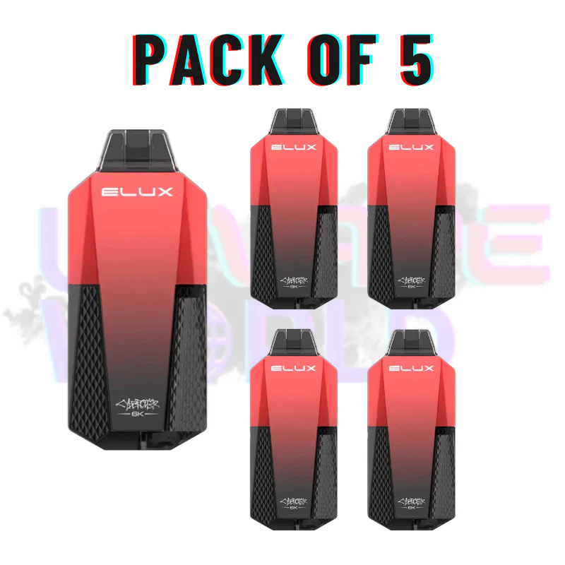 Cherry Sour Raspberry Elux CyberOver 6000 Puff 6K Kit - Image 3