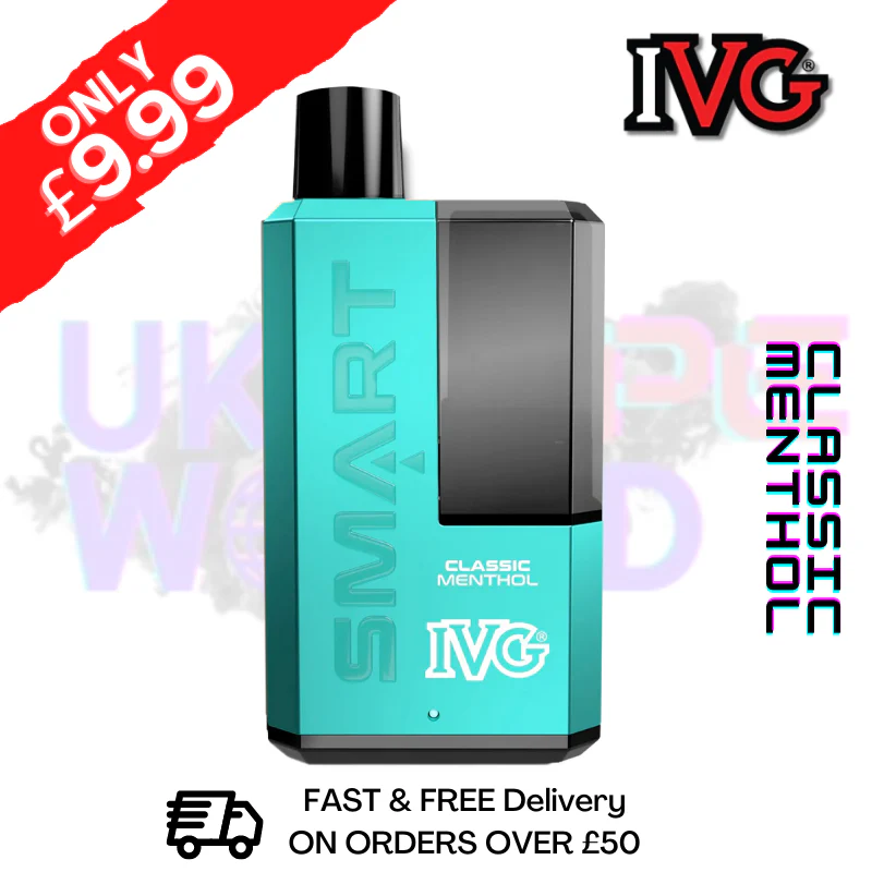 Classic Menthol IVG 5500 Smart Disposable Kit - ONLY £9.99