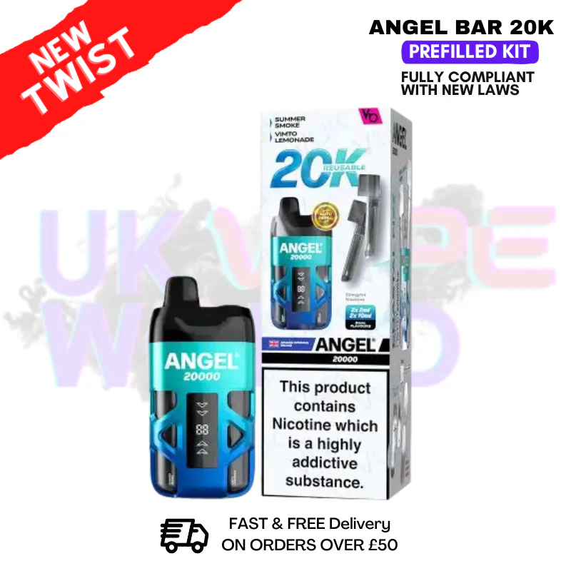 Coastal Fizz Edition Angel Bar 20K Puff Twist Prefilled Pod Kit