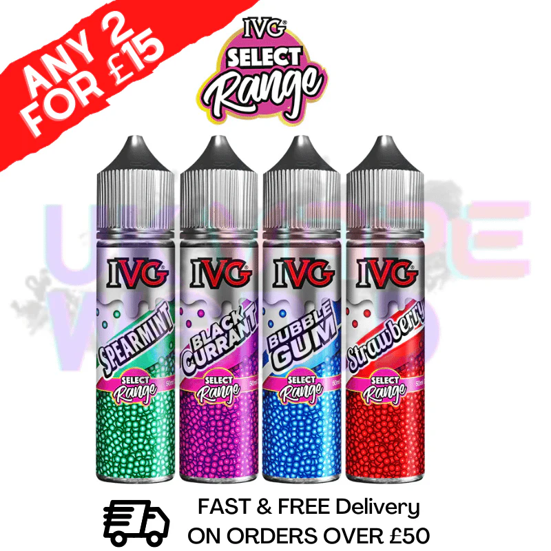 Cola Bottles IVG Shortfill Juice 50ML Eliquid - SELECT RANGE - Image 2