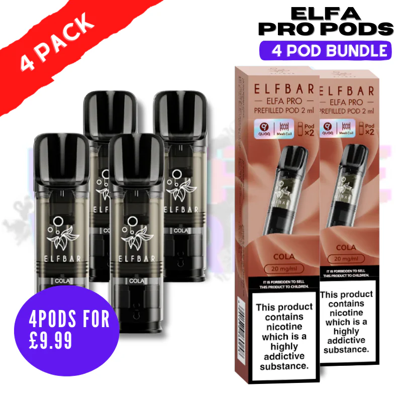 Cola ELFA Pro Pods - Pack Of 4 PODS
