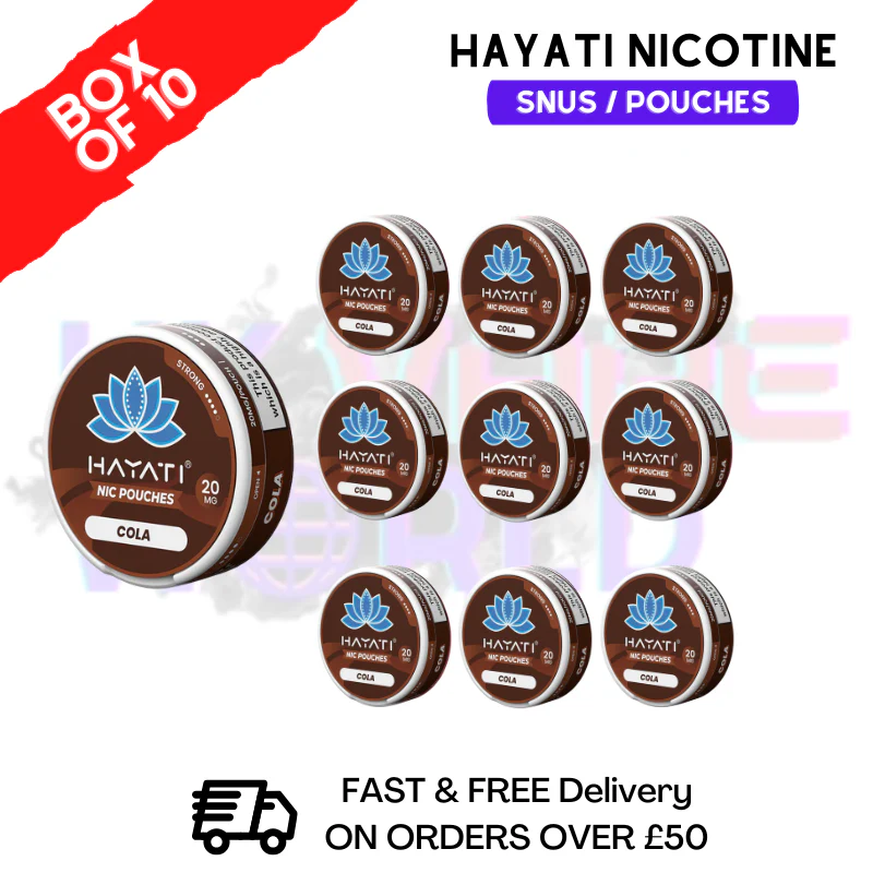 Cola Hayati Nic Pouches Box Of 10