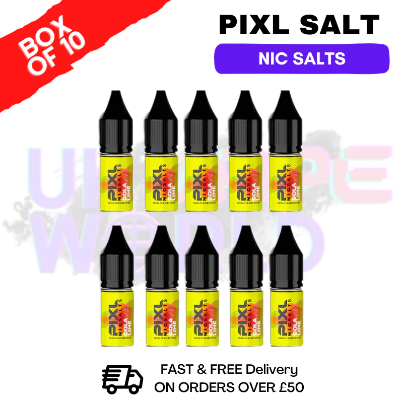 Cola Lime Pixl Nic Salt Box Of 10