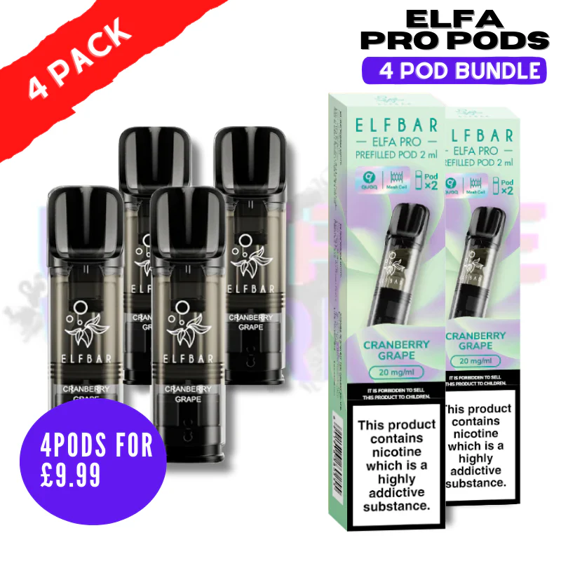 Cranberry Grape ELFA Pro Pods - Pack Of 4 PODS