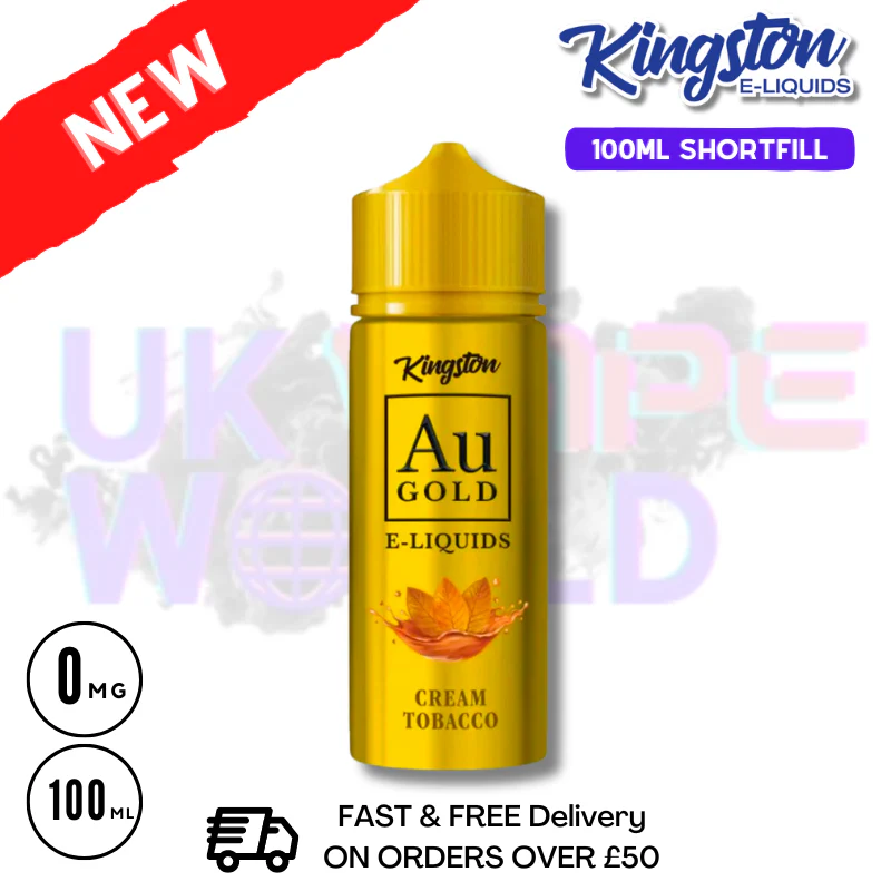 Cream Tobacco - AU Gold Kingston 100ML Eliquid