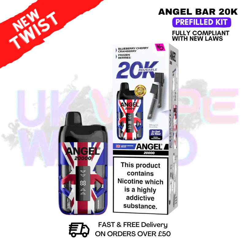 Crown Edition Angel Bar 20K Puff Twist Prefilled Pod Kit