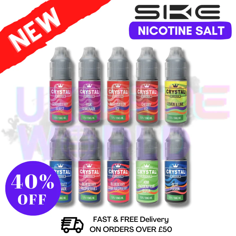 SKE Crystal Nic Salt E-Liquids - ONLY £1.75 EACH