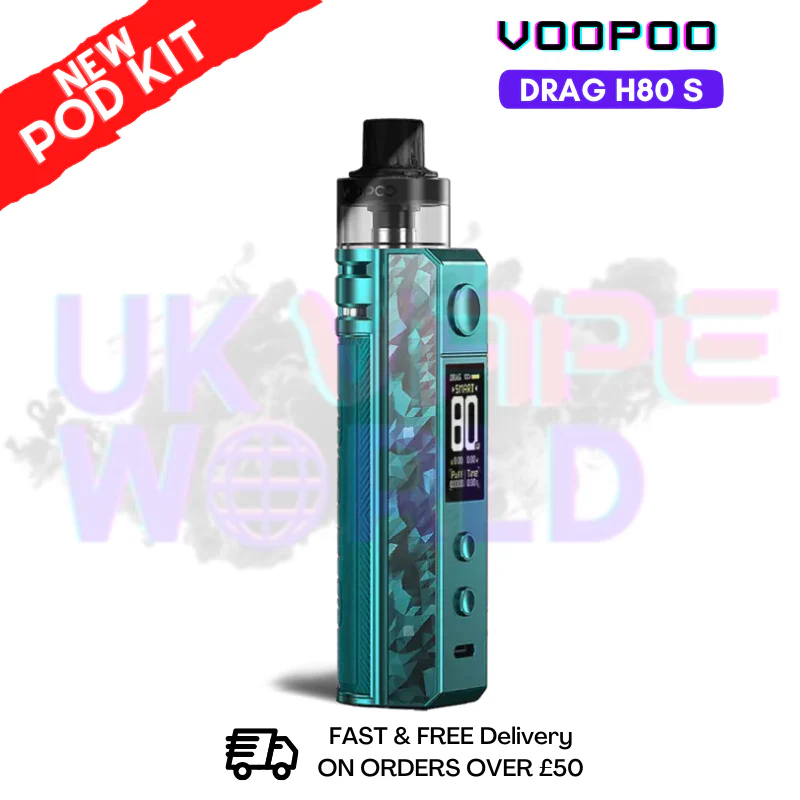 Diamond Blue VooPoo Drag H80 S Pod Kit