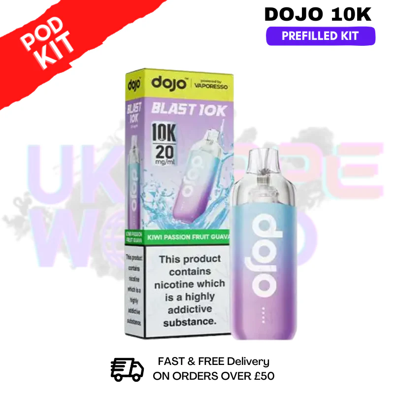 Dojo Blast 10K Puff 10,000 Prefilled Pod Kit - Image 10
