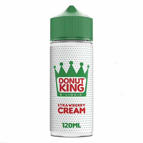 Donut King Strawberry Cream 120ml Shortfill E-liquid - Image 2